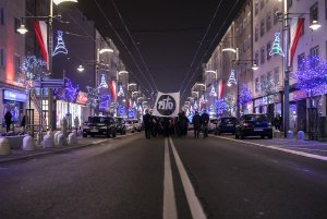 Wieczorne uroczystości z okazji 48. rocznicy Grudnia '70 // fot. Karol Stańczak