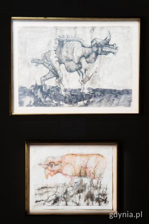 Wystawę Michela Henricota "W kręgu przyjaci&oacute;ł" można odwiedzać w ramach wystawy stałej Muzeum Stanisława Szukalskiego w Orłowie (fot. Paweł Budziński)