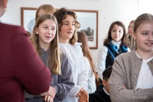 Piątoklasiści z wizytą w Urzędzie Miasta Gdyni (fot. Kamil Zoch)