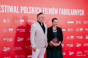 Na zdjęciu: Jerzy Rados, dyrektor Gdyńskiego Centrum Filmowego, Maja Wagner, naczelnik Wydziału Kultury Urzędu Miasta Gdyni (fot. Karol Stańczak)