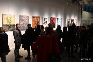 Wernisaż wystawy plakatów Andrzeja Pągowskiego do filmów Andrzeja Wajdy "Wajda na nowo" w Muzeum Miasta Gdyni. Fot. Michał Puszczewicz