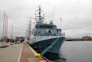 ORP Kormoran dzień przed podniesieniem bandery / fot. Dorota Nelke