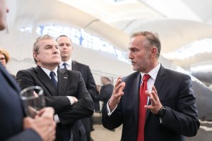 Prof. Piotr Gliński, wicepremier i Minister Kultury i Dziedzictwa Narodowego RP, prezydent Wojciech Szczurek fot. Karol Stańczak
