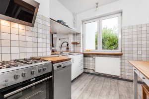 Apartament Carpe Diem, widok na kuchnię