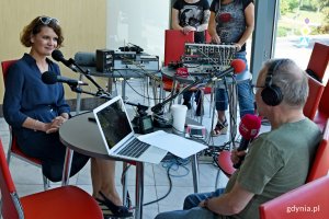 O Ladies' Jazz Festival i o Gdyni rozmawiali w audycji LP Trójka wiceprezydent Gdyni Katarzyna Gruszecka-Spychała oraz Piotr Baron // fot. Paweł Kukla