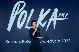 Wiceprezydent Gdyni Katarzyna Gruszecka-Spychała podczas gali wręczenia nagród w konkursie „Polka XXI wieku” // fot. materiały Fundacji Projekt PL