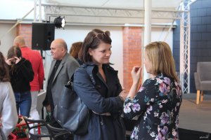 Na zdj. (od lewej): wiceprezydent Gdyni Katarzyna Gruszecka-Spychała i dyrektorka GCK Beata Nawrocka // fot. Magda Śliżewska