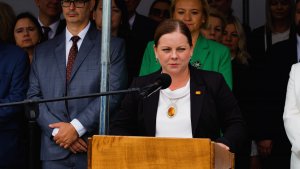 Przy m&oacute;wnicy prezydent Gdyni Aleksandra Kosiorek