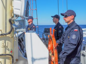 Praktyki morskie odbyły się na „Iskrze” // fot. załoga okrętu ORP „Iskra”