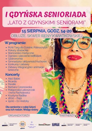 Plakat wydarzenia: I Gdyńska Senioriada | Lato z gdyńskimi seniorami