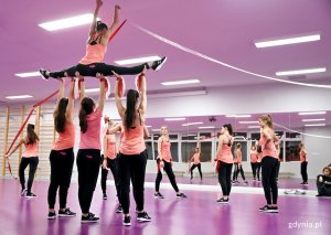 Trening Cheerleaders Gdynia przed styczniowym wyjazdem na Polish Heritage Day w NBA, fot. Kamil Złoch