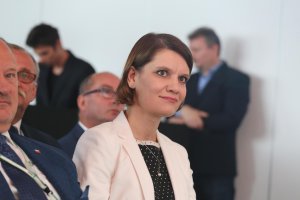 W konferencji uczestniczyła wiceprezydent Gdyni Katarzyna Gruszecka-Spychała // fot. Artur Ceyrowski