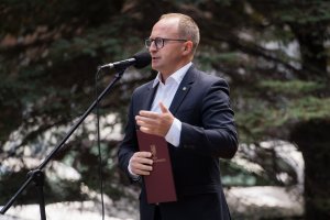 Na zdjęciu: Michał Skwierawski, wicemarszałek województwa pomorskiego (fot. Paweł Budziński)