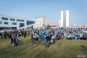 Obchody Światowego Dnia Wiedzy o Autyzmie na ulicach Gdyni // fot. D. Linkowski