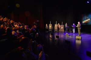 Niedzielny finał Ladies' Jazz Festival w Gdyni - wiceprezydent Gdyni Michał Guć, fot. Kamil Złoch