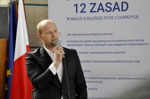 Inauguracja cyklu spotkań pt. "Deklaracja 12 zasad w walce o dłuższe życie z cukrzycą" // fot. Kamil Złoch 