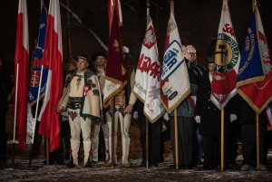 Obchody przy pomniku Ofiar Grudnia '70 w Gdyni, fot. Dawid Linkowski