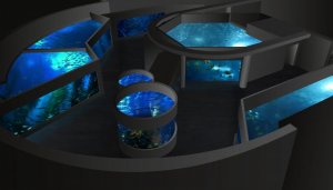 Wizualizacja nowej ścieżki edukacyjnej Akwarium Gdyńskiego // fot. materiały prasowe Akwarium Gdyńskiego / Morski Instytut Rybacki – Państwowy Instytut Badawczy