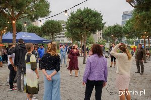 Miejska potańcówka międzypokoleniowa na otwarcie Parku Centralnego w Gdyni, fot. Mirosław Pieślak