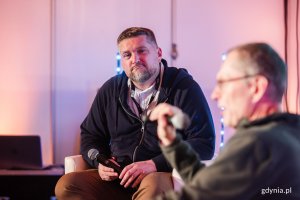 Tadeusz Szemiot &ndash; przewodniczący Rady Miasta Gdyni podczas debaty &bdquo;Wolność to najjaśniejsza z gwiazd&rdquo;, kt&oacute;ra odbyła się w strefie NGO na Open'er Festivalu 