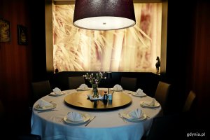 Wnętrze jedne z sal restauracji Moon