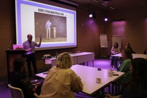 Warsztaty z nauczycielem matematyki Wojciechem Wątorem z Krakowa (fot. Weronika Edmunds / CN Experyment)