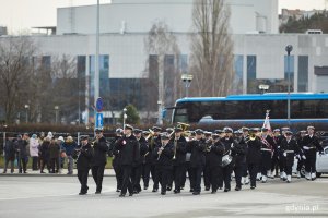 Uroczystości oficjalne pod pomnikiem Polski Morskiej z okazji 93. rocznicy nadania praw miejskich, fot. Dawid Linkowski