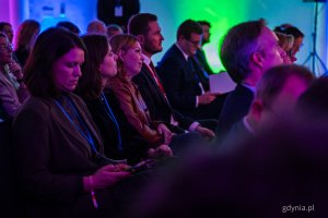 Na zdjęciu m.in. wiceprezydentka Gdyni Oktawia Gorzeńska. Konferencja generalna Związku Miast Bałtyckich w Słupsku, 5 listopada (fot. Kamil Złoch)