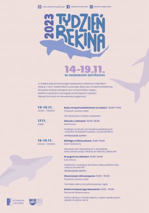 Tydzień Rekina - program i atrakcje