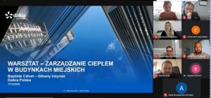 Uczestnicy warsztatu Zarządzanie ciepłem w budynkach miejskich