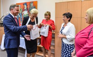 Uroczystości w III LO w Gdyni i wizyta pary prezydenckiej, fot. Przemysław Świderski