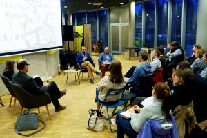 Debata o klimacie w UbranLabie / fot. Aleksander Trafas, Laboratorium Innowacji Społecznych