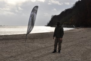 Trenowali na plaży w słusznej sprawie