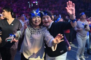 Uczestnicy balu w Polsat Plus Arenie Gdynia