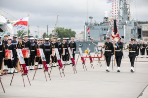 Pogrzeb oficerów, podoficerów i marynarzy w Kwaterze Pamięci na gdyńskim Oksywiu, fot. Karol Stańczak