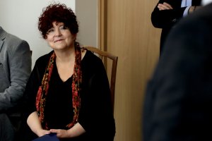 Naczelnik wydziału księgowości Beata Kosecka - uroczyste wręczenie nominacji dla kadry kierowniczej nowej struktury pionu skarbnika w Urzędzie Miasta Gdyni / fot. Paweł Marszałkowski