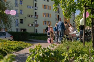 Wspólne projektowanie przestrzeni przy Chwarznieńskiej fot. LIS