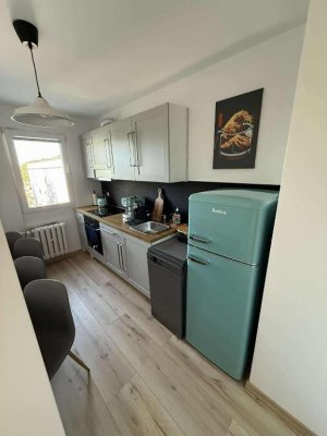 Przystań Ikara widok na kuchnię