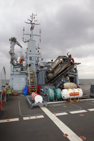 ORP Kormoran – najnowocześniejszy okręt Marynarki Wojennej // fot. Marcin Purman