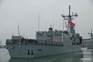  ORP „Gen. T. Kościuszko” opuszczający Port Wojenny w Gdyni // fot. Magdalena Czernek