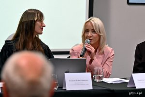 Magdalena Marszałkowska &ndash; dyrektor Departamentu Marketingu sp&oacute;łki Energa podczas konferencji prasowej zapowiadającej 51. Festiwal Polskich Film&oacute;w Fabularnych, kt&oacute;ra odbyła się w Hotelu Mercure 