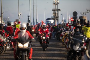 Mikołaje na motocyklach w Gdyni, fot. Karol Stańczak