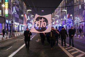 Wieczorne uroczystości z okazji 48. rocznicy Grudnia '70 // fot. Karol Stańczak