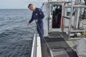 Motorówki hydrograficzne w akcji, fot. mł. chor. mar. Maciej Kotkiewicz