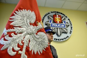 Uroczystość powołania nowego kierownictwa gdyńskiej policji // fot. Marcin Mielewski