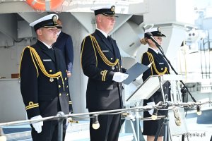 Uroczystość odbyła się na pokładzie&nbsp;ORP &bdquo;Błyskawica&rdquo;