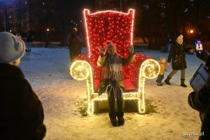 Iluminacje świąteczne w Parku Kilońskim