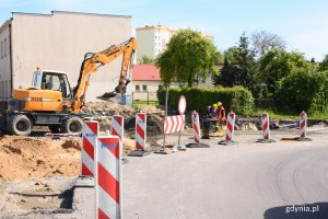  Od poniedziałku, 3 czerwca ruch na skrzyżowaniu ulicy płk. Dąbka z Trasą Kwiatkowskiego zostanie przywrócony w szerszym, niż dotąd planowano zakresie, fot. Jan Ziarnicki. 