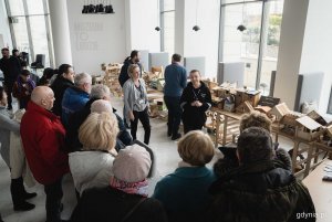 Rozdanie karmników i budek lęgowych dla ptaków z konkursu „Zapraszamy ptaki do Gdyni” w Muzeum Miasta Gdyni, fot. Kamil Złoch