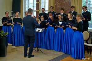 Uroczystości z okazji święta Uniwersytetu Morskiego uświetnił występ Akademickiego Chóru Uniwersytetu Morskiego